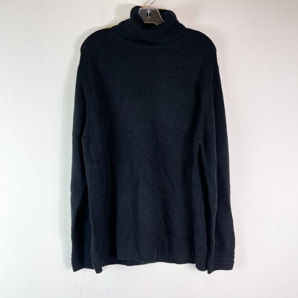 Slate & Stone NWT Mens Black Ribbed Mock Neck Sweater Size XL - Picture 1 of 4